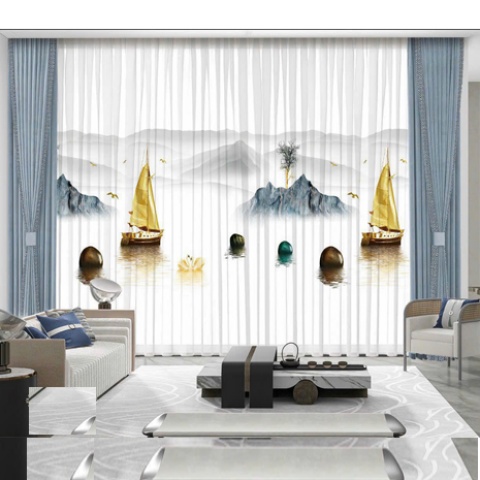 Màn Voan In Hình Sang Trọng